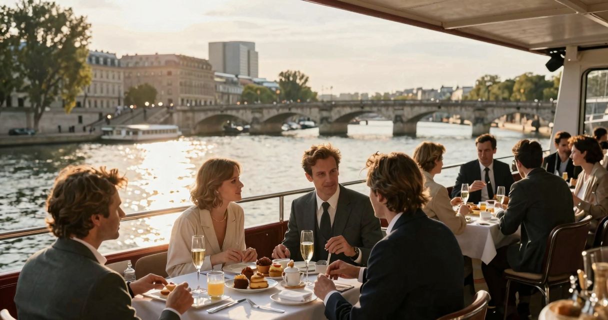 brunch sur la seine: meilleures croisières gourmandes à paris