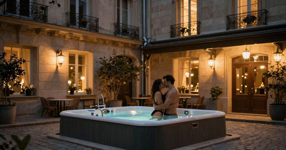 nuit insolite en Île de france: jacuzzi privatif et romance